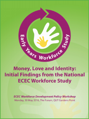 Money Love and Identity - Initial findings from the National ECEC Workforce Study